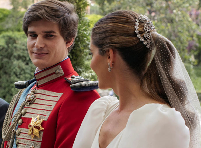 Belen Corsini wedding hairstyle
