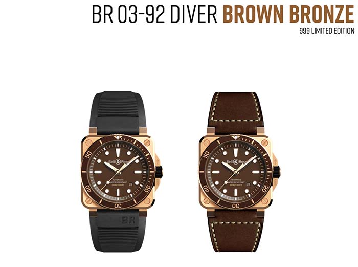 Bell & Ross Watch BR 03 92 Brown Bronze 