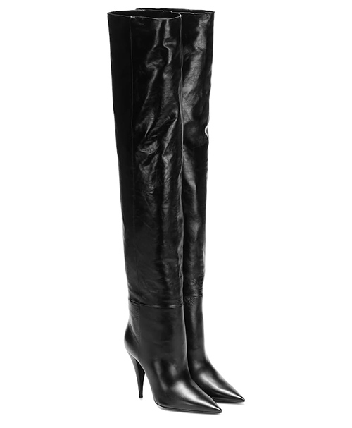 Black-High-knee-Leather-boots-saint-laurent