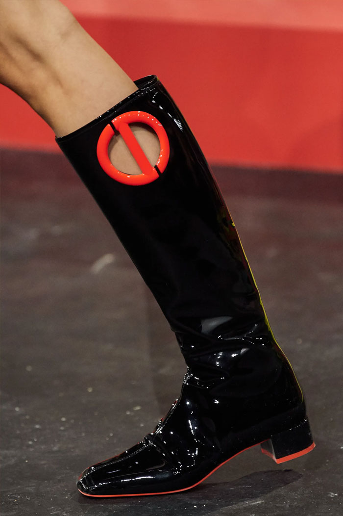 A New Mash-Up at Dior: Go-Go Boots and Scuba Shoes - The New York