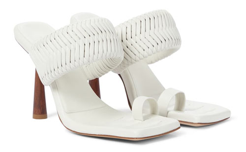 GIA/RHW Rosie 1 braided leather sandals, Gia Borghini