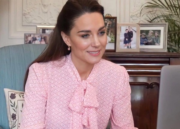 Is Kate Middleton's Pink Blouse A Message To Meghan Markle?