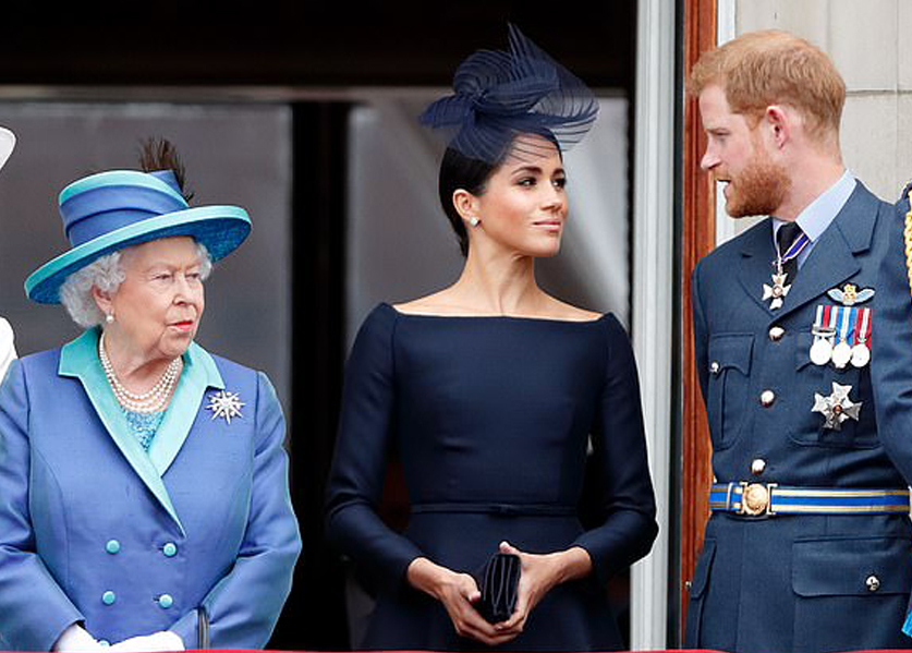 الملكة إليزابيث تلتقي هاري مجدداً في قصر ويندسور