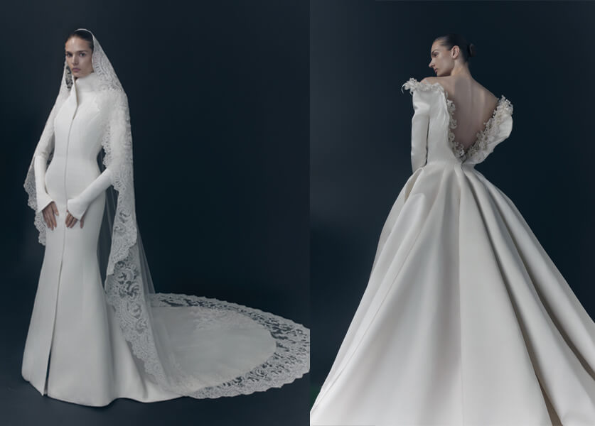 Ashi Studio Couture Bridal 2024: a Sculpted Romance