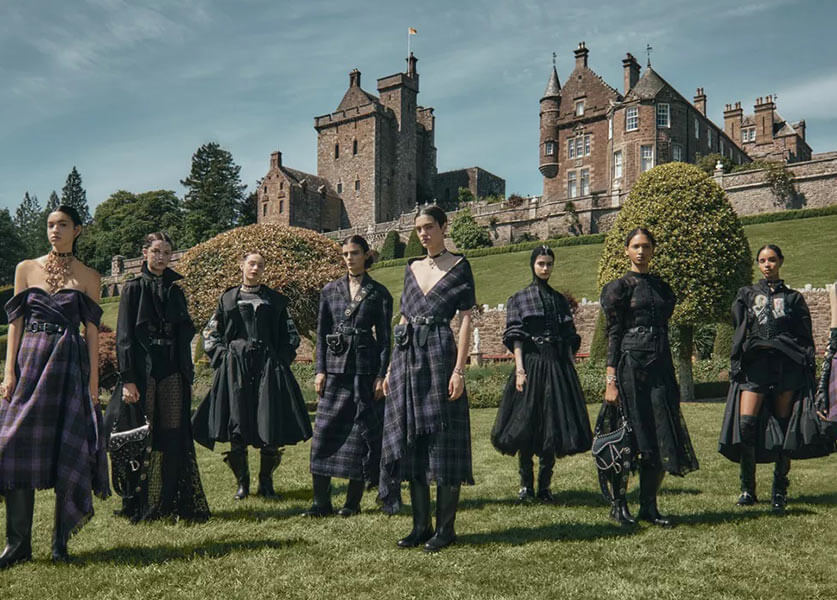 Dior Writes a Royal Legend at the Cruise Fashion Show in Scotland