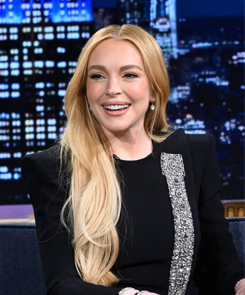 Lindsay Lohan Dazzles in a Zuhair Murad Ensemble