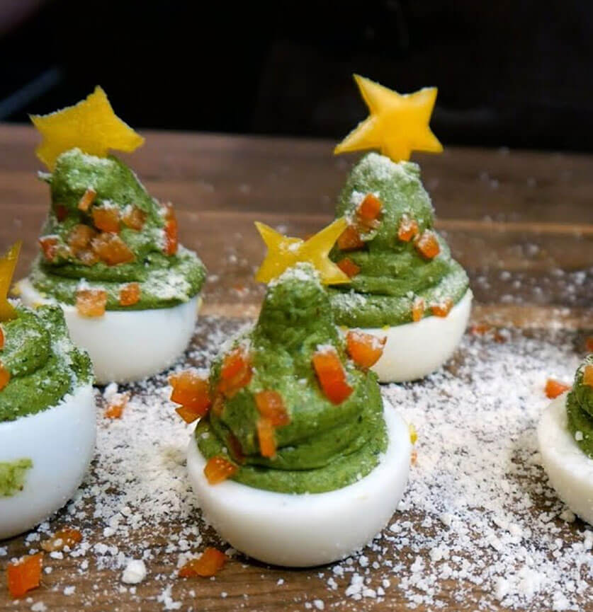 Egg Christmas Trees