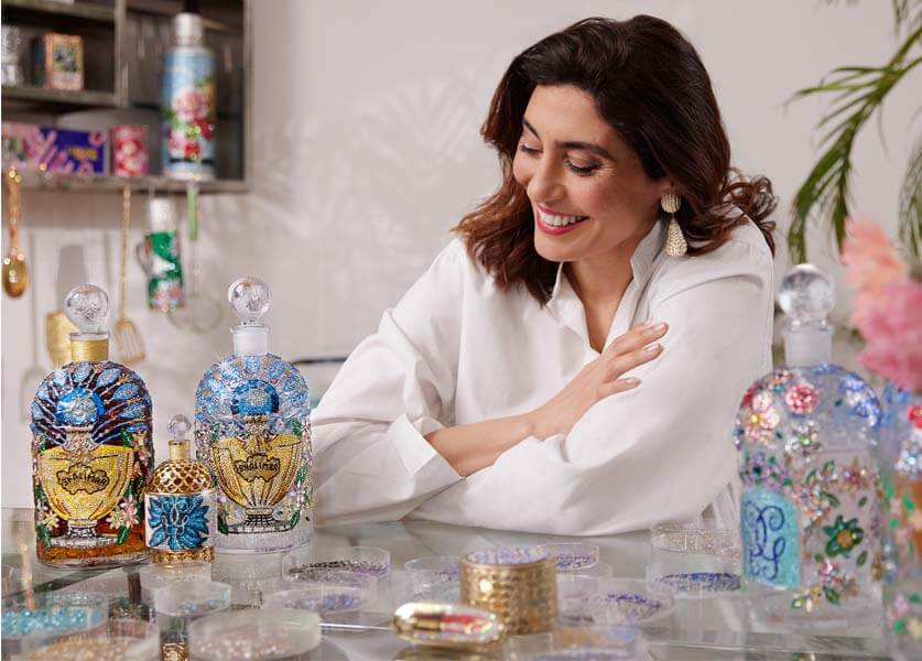 Guerlain  وشروق رحيّم في تعاون إستثنائي لموسم أعياد 2024