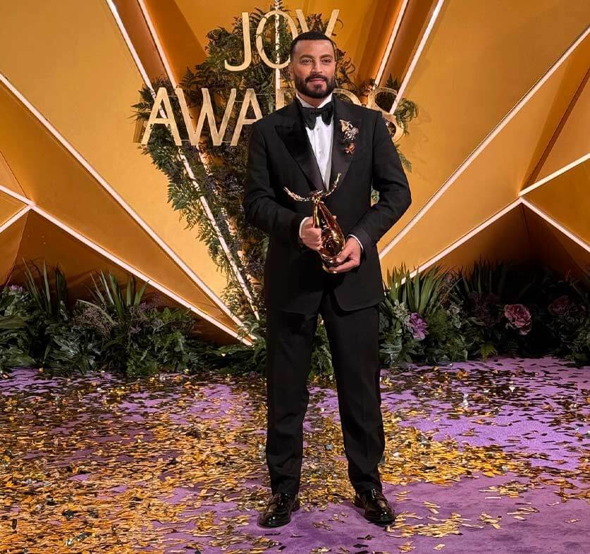 Zuhair Murad Receives Honorary Award at Joy Awards 2025