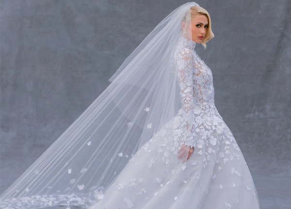 See Paris Hilton and 5 Other Famous Brides Who Chose A Modest Wedding Dress
